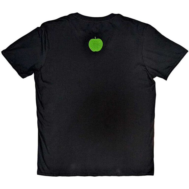 The Beatles On Apple Black Back Print T-Shirt