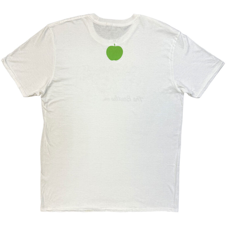 The Beatles On Apple White Back Print T-Shirt