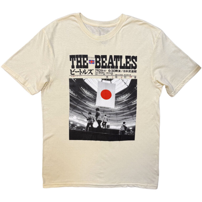 The Beatles At the Budokan Off White T-Shirt