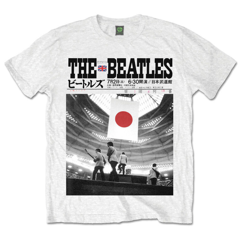 The Beatles Live At The Budokan White T-Shirt