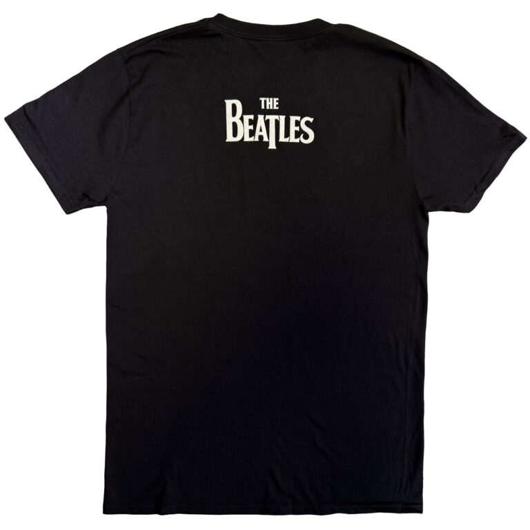 The Beatles Let It Be Black Back Print T-Shirt