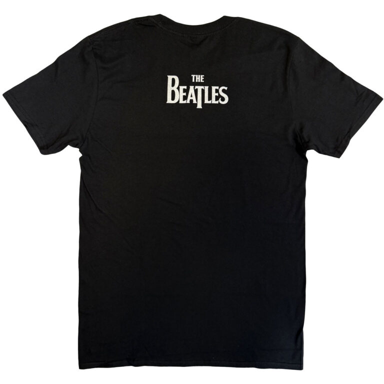 The Beatles Me and My Monkey Black Back Print T-Shirt