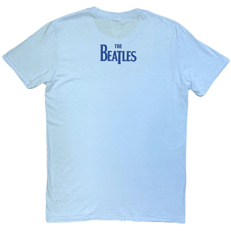 The Beatles I’ve Just Seen A Face Light Blue Back Print T-Shirt
