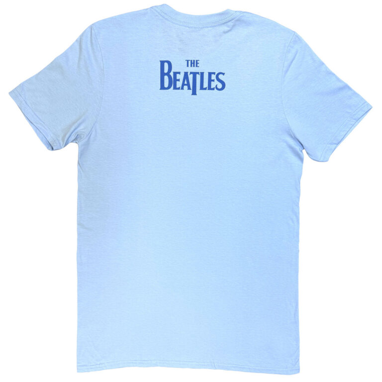 The Beatles A Day in the Life Light Blue Back Print T-Shirt
