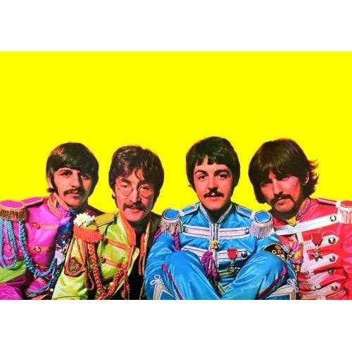 The Beatles JPG&R Pepper Suit Colours Black T-Shirt