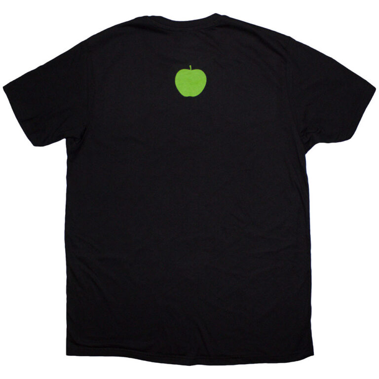 The Beatles Rooftop Black Back Print Ladies T-Shirt
