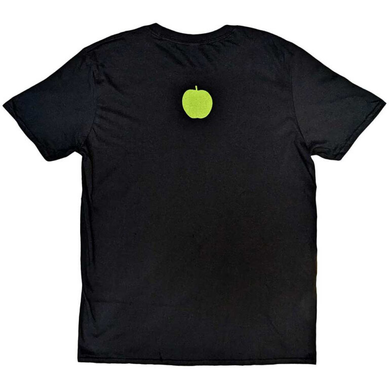 The Beatles Rooftop Black Back Print T-Shirt