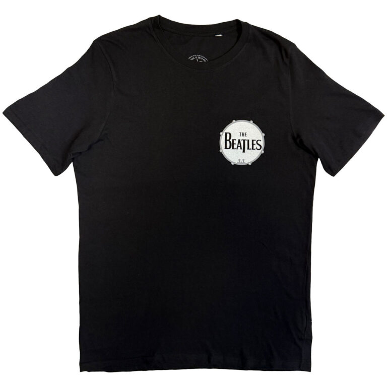 The Beatles Washington Coliseum Black Back Print T-Shirt