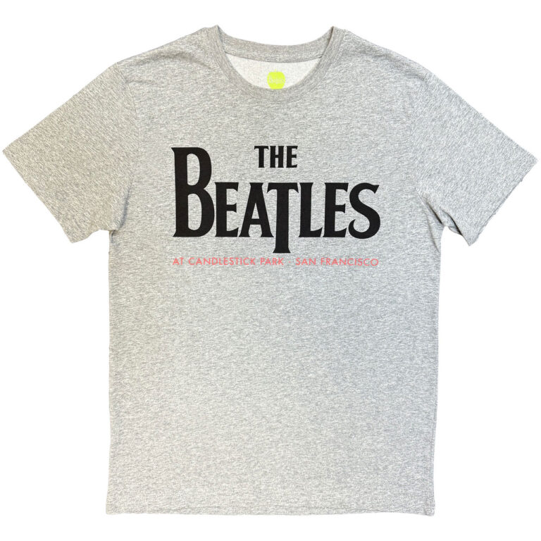 The Beatles Candlestick Park Grey Back Print T-Shirt