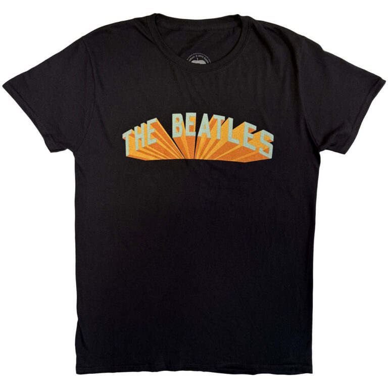 The Beatles Live in Japan Black Back Print T-Shirt