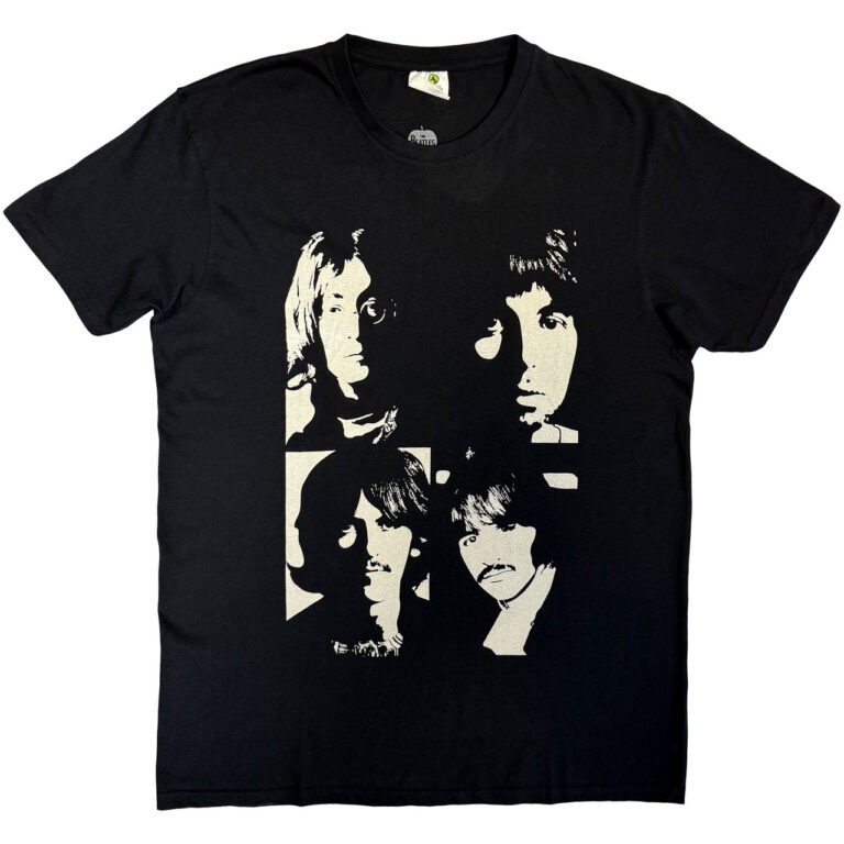 The Beatles Back In The USSR Black Back Print T-Shirt