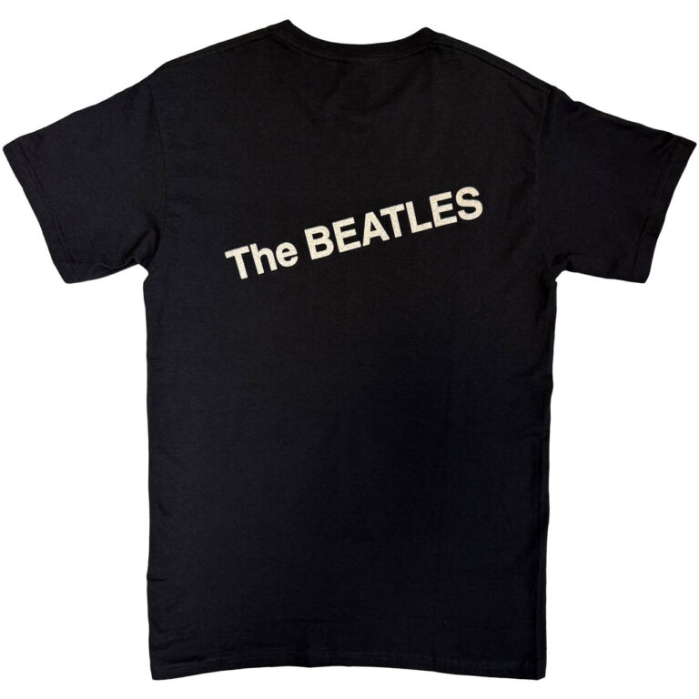 The Beatles White Album Faces Black Back Print T-Shirt