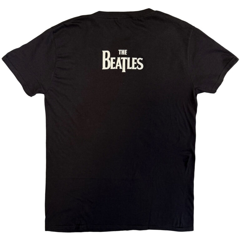 The Beatles 3 Savile Row Black Back Print T-Shirt