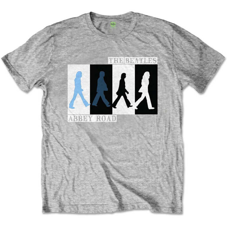 The Beatles Abbey Road Colours Crossing Heather Grey Kids T-Shirt