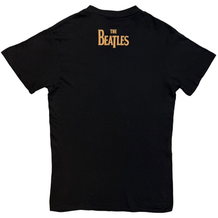 The Beatles Here Comes The Sun Black Back Print T-Shirt