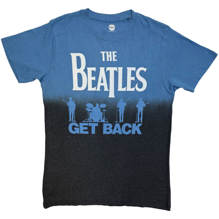 The Beatles Get Back Blue Wash Collection T-Shirt