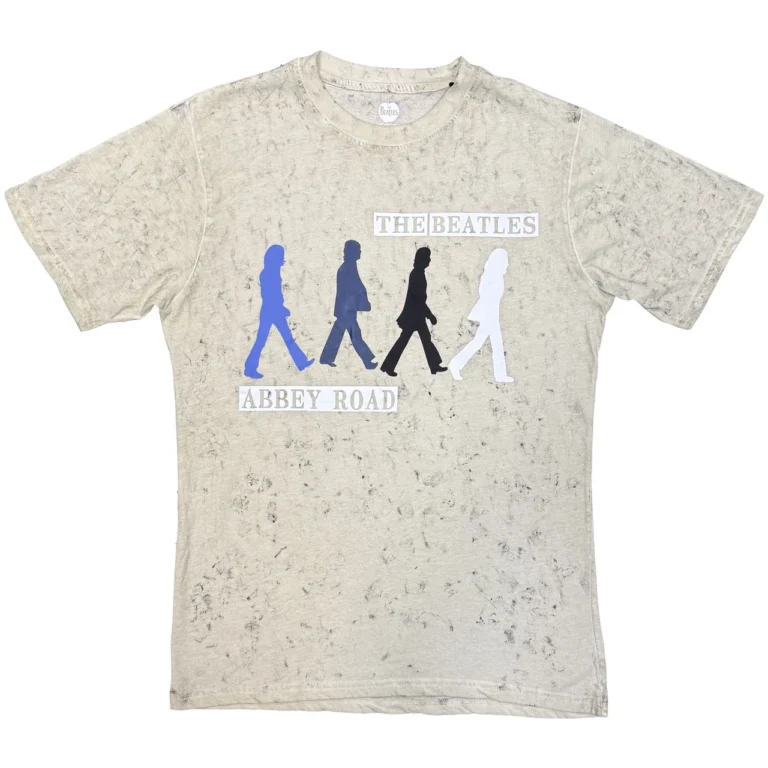 The Beatles Abbey Road Colours Grey Wash Collection T-Shirt