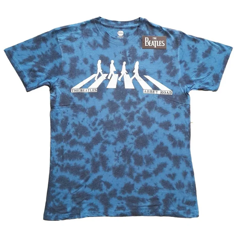 The Beatles Abbey Road Crossing Blue Wash Collection T-Shirt