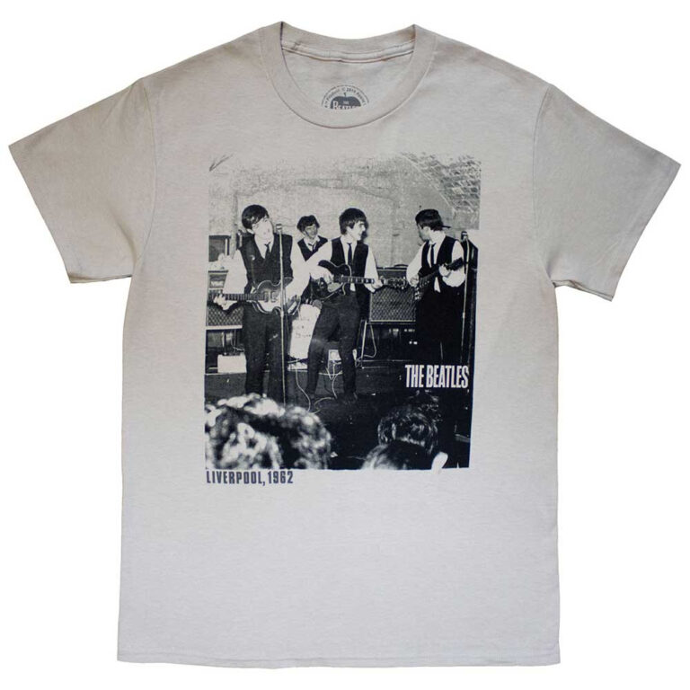 The Beatles The Cavern 1962 Silver Grey T-Shirt
