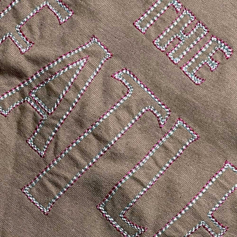 The Beatles Drop T Embroidered Sand Embellished T-Shirt