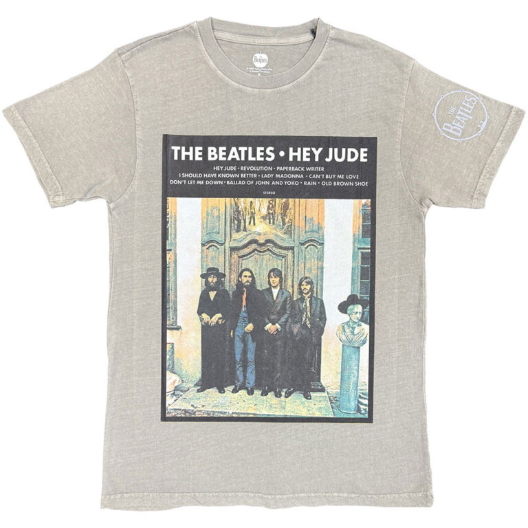The Beatles Doorway Charcoal Grey T-Shirt