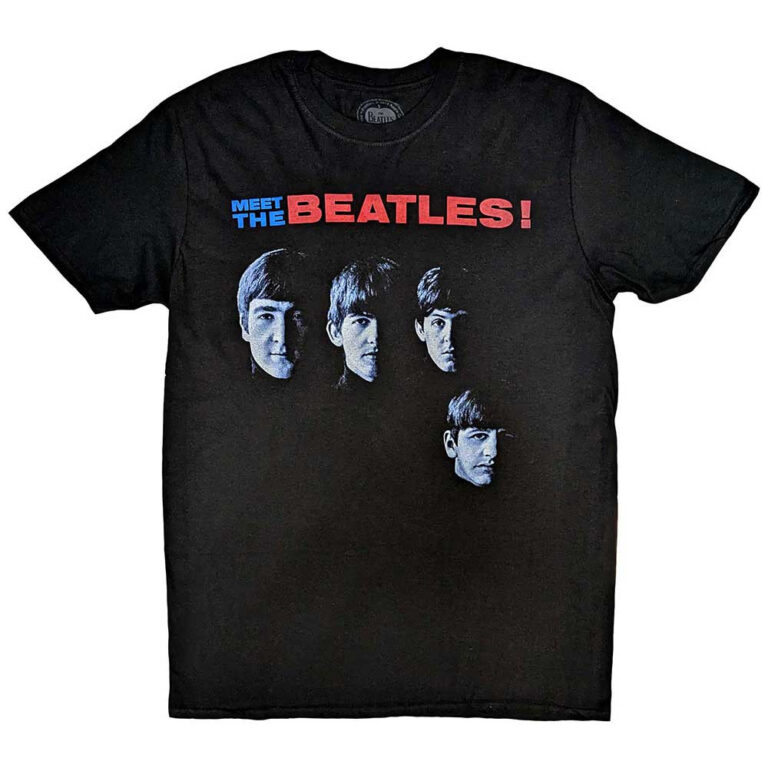 The Beatles Meet The Beatles Black T-Shirt