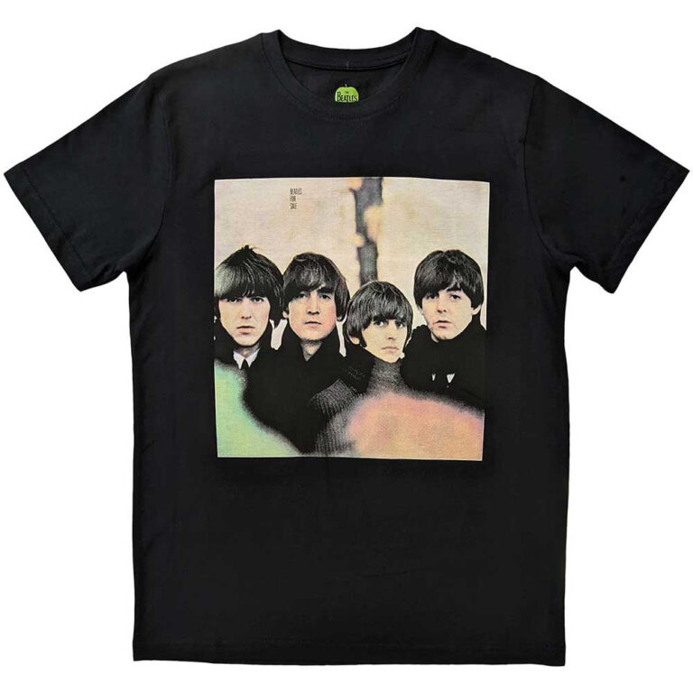 The Beatles Beatles For Sale Album Cover Black T-Shirt