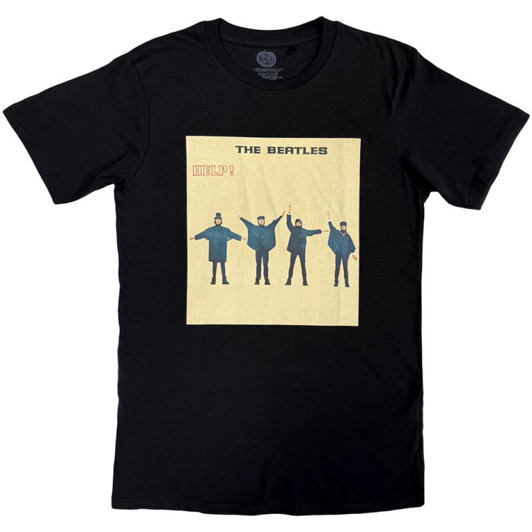 The Beatles Help! Album Cover Black T-Shirt