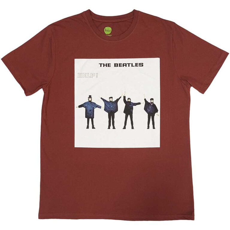 The Beatles HELP! Album Cover Red T-Shirt