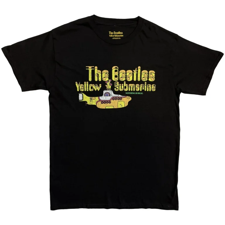 The Beatles Nothing is Real Black T-Shirt