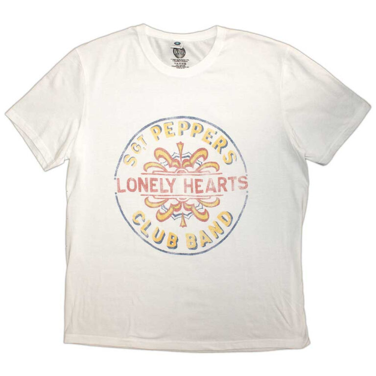 The Beatles Painted Pepper White T-Shirt