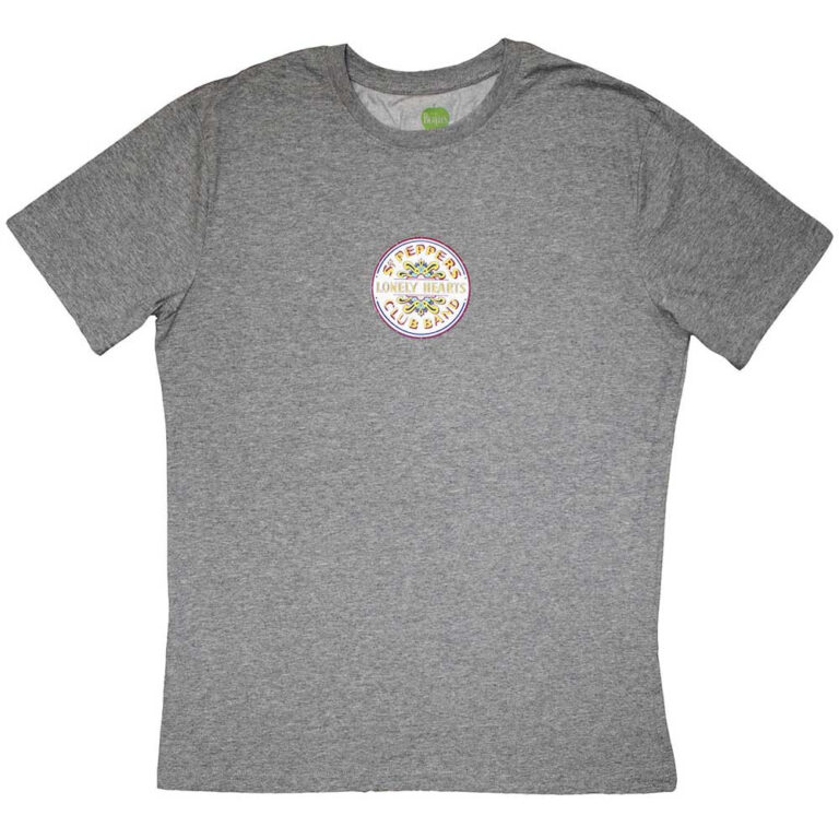 The Beatles Mini Sgt Pepper Drum Grey T-Shirt