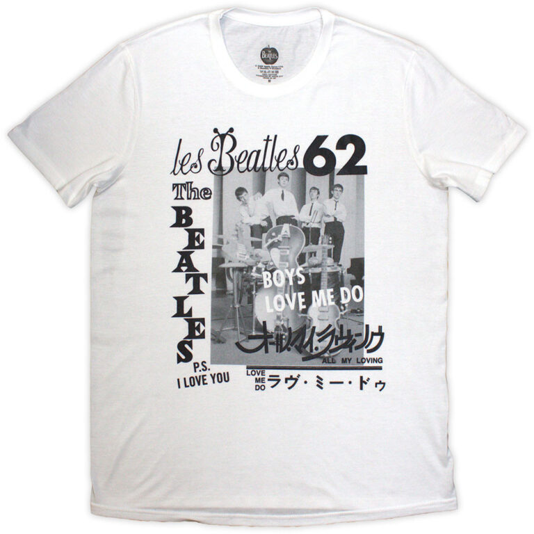 The Beatles 1962 White T-Shirt