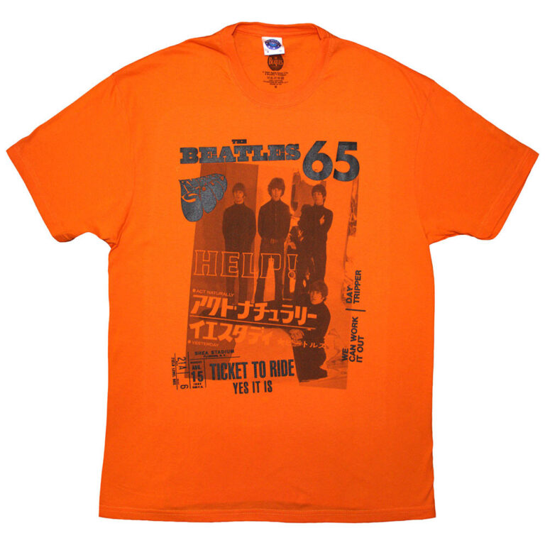 The Beatles 1965 Orange T-Shirt