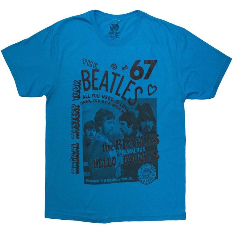 The Beatles 1967 Blue T-Shirt