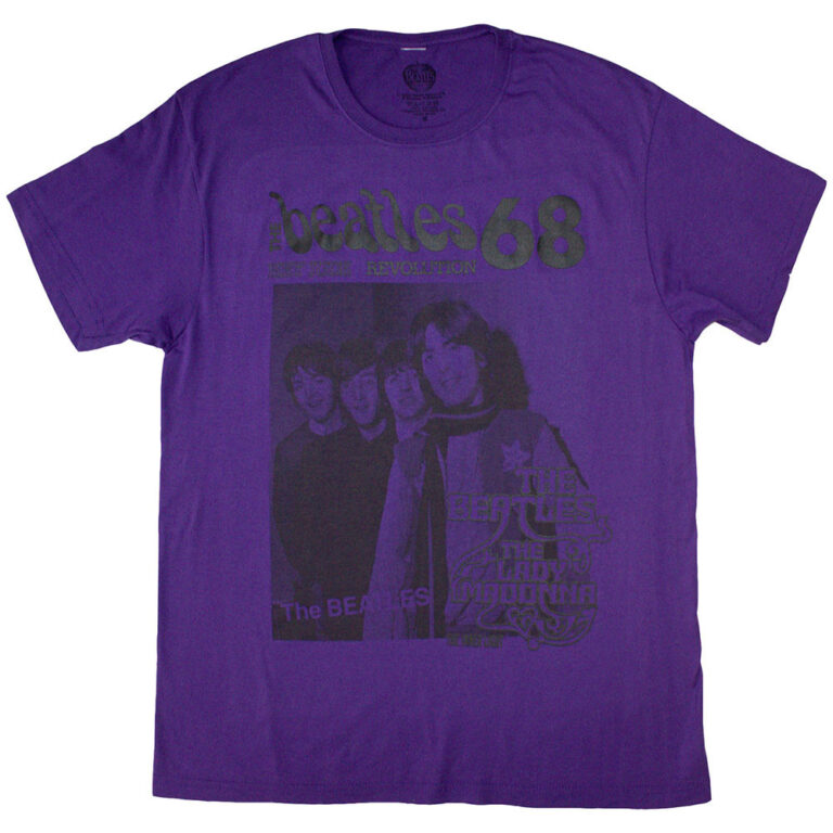 The Beatles 1968 Purple T-Shirt