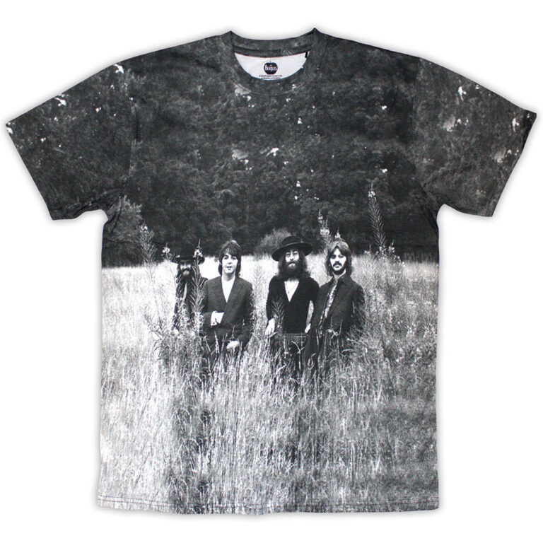 The Beatles Tittenhurst Park Field White All Over Print T-Shirt