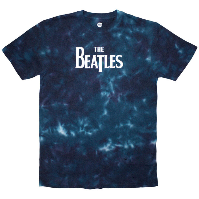 The Beatles Drop T Logo Blue Wash Collection T-Shirt