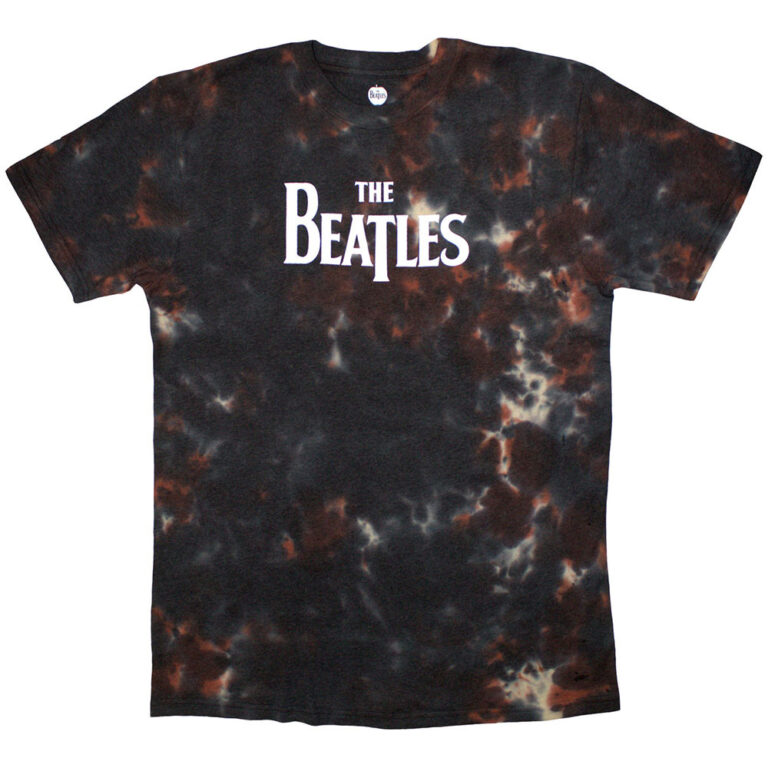 The Beatles Drop T Logo Brown Wash Collection T-Shirt