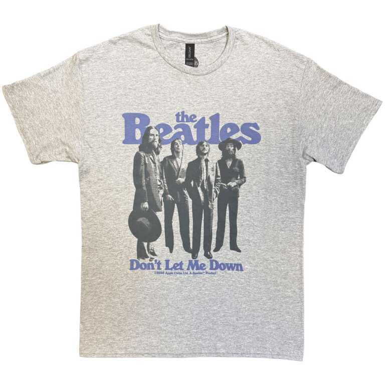 The Beatles Don’t Let Me Down Grey T-Shirt