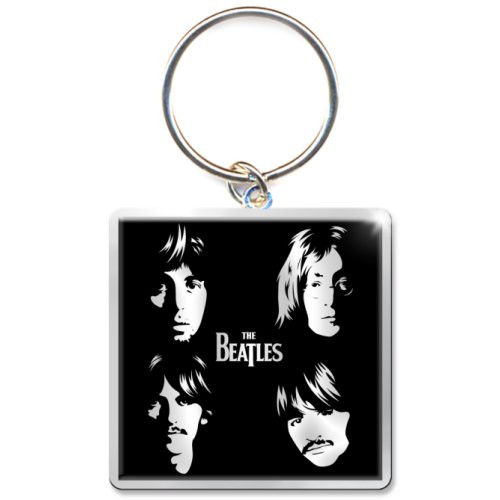 The Beatles Illustrated Faces Photo Print Photo Print Keychain