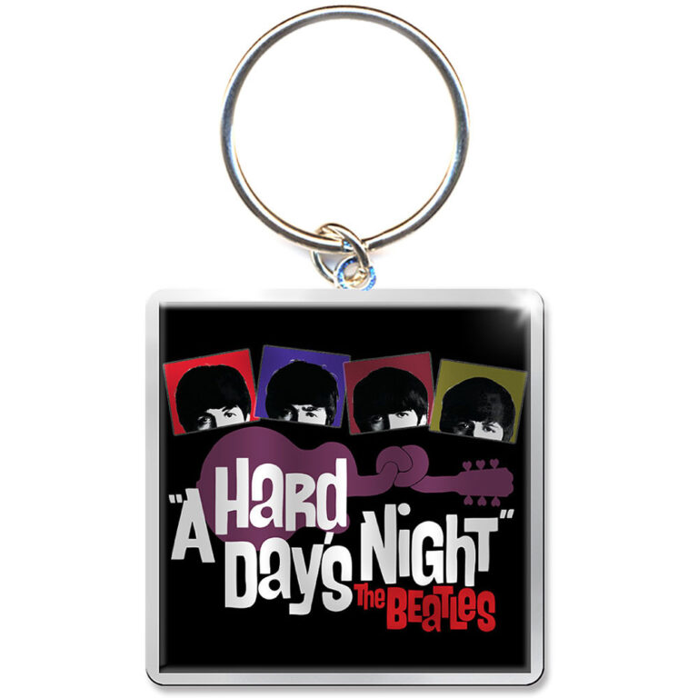 The Beatles Hard Days Night Guitar Photo Print Photo Print Keychain