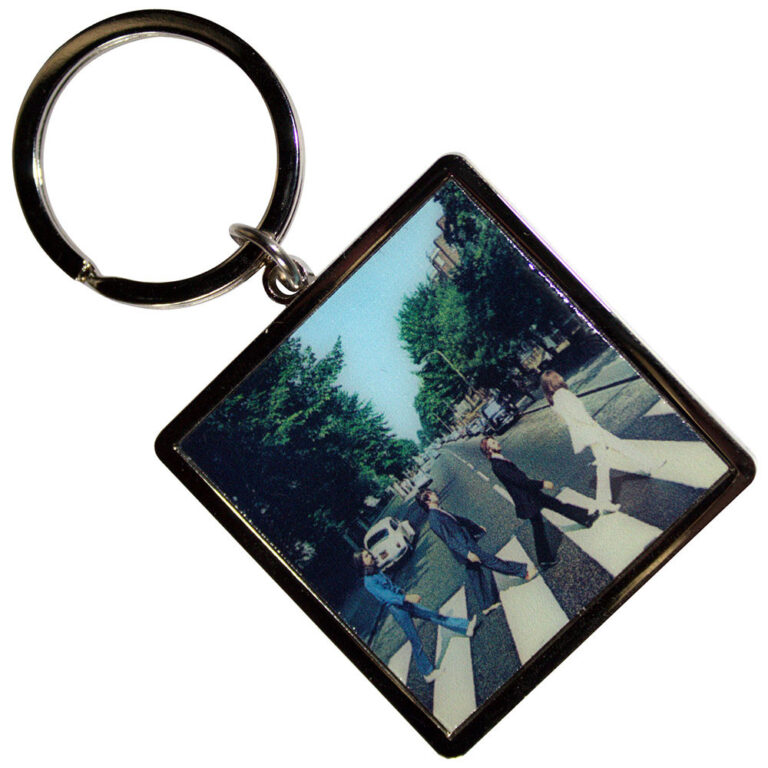 The Beatles Abbey Road Album Photo Print Keychain