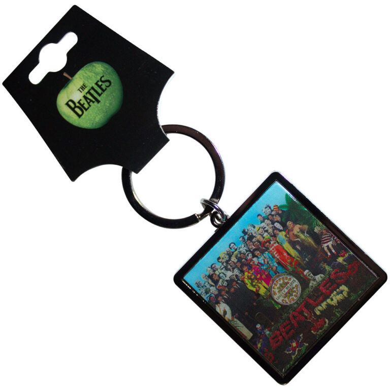The Beatles Sgt Pepper Album Photo Print Keychain