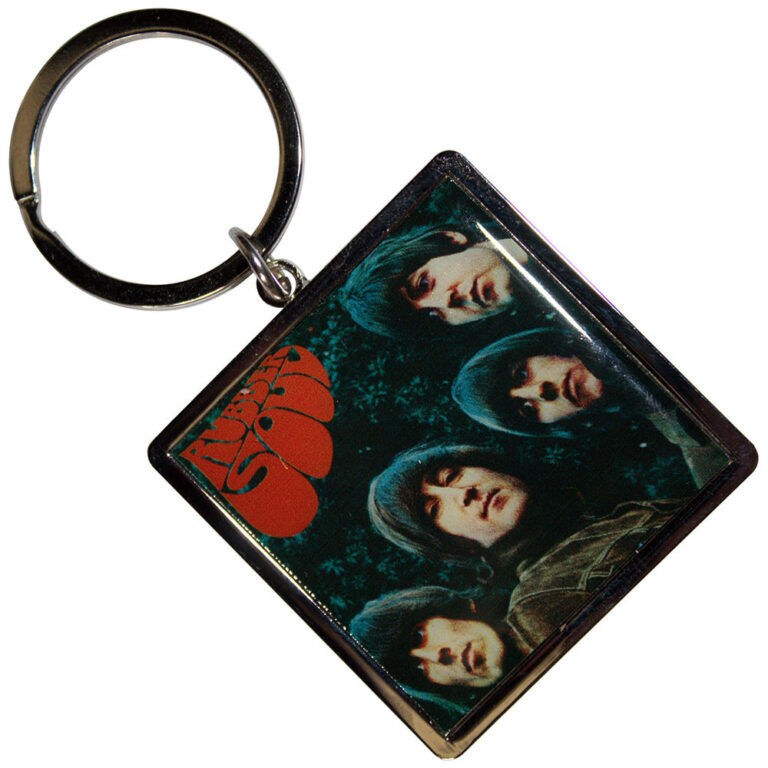 The Beatles Rubber Soul Album Photo Print Keychain