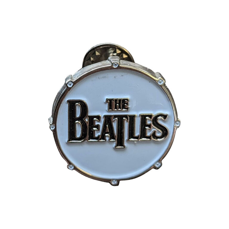 The Beatles Drum Logo Pin Badge