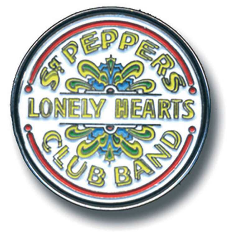 The Beatles Sgt Pepper Drum Pin Badge