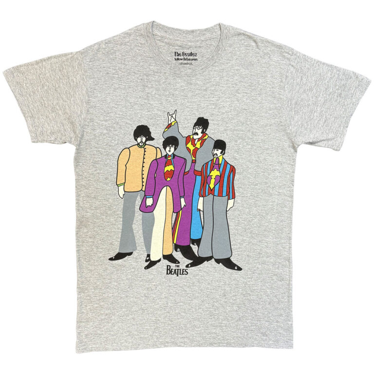 The Beatles Yellow Submarine Grey T-Shirt