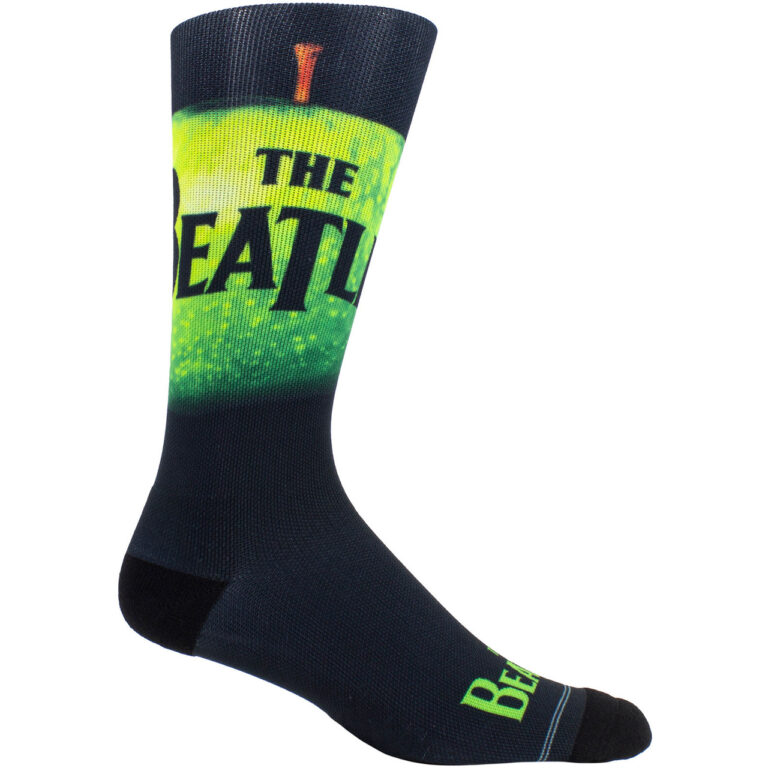 The Beatles Apple Sublimation Black UK Size 6.5 – 11 Crew Socks