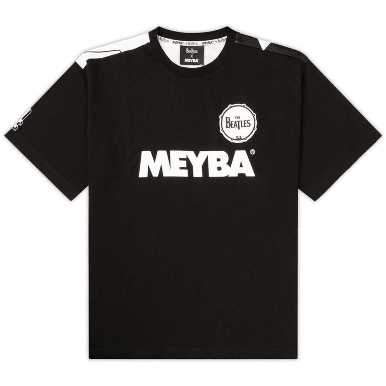 The Beatles Meyba Drum & Crossing All-Over-Print Black T-Shirt